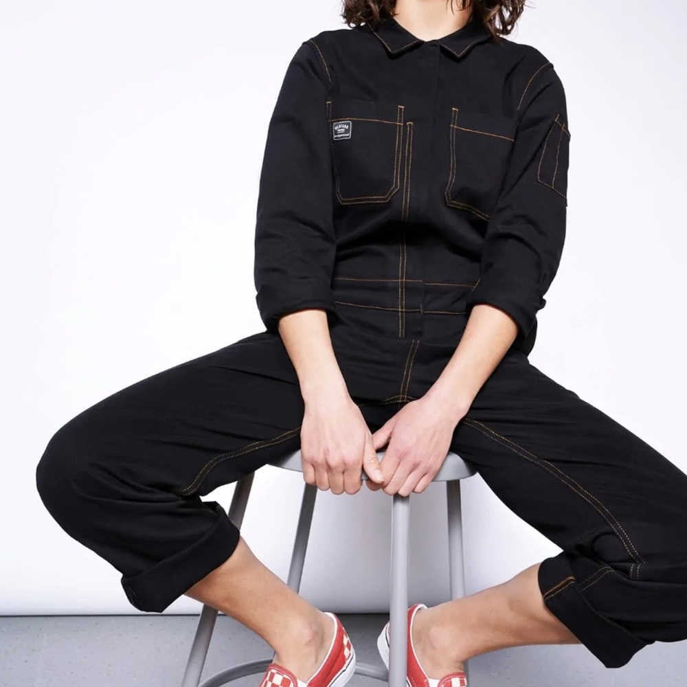 NWOT WILDFANG The Essential Long Sleeve Coverall in Black